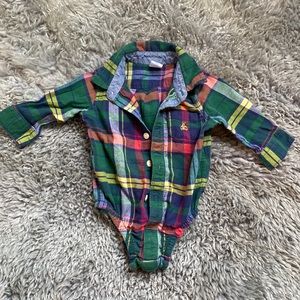 3-6 month button up shirt